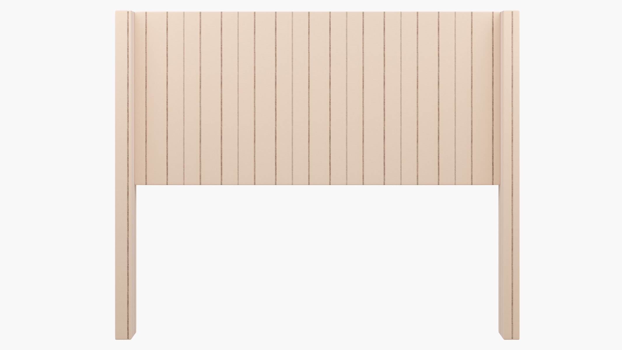 Modern Wingback Headboard, Charcoal Fritz, Queen - Image 1