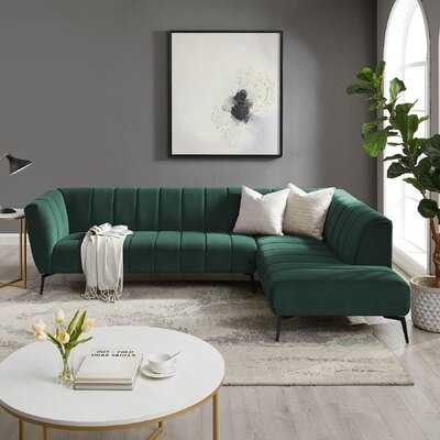 North Reading 107.48'' Right Hand Facing Modular Sofa & Chaise - Image 0
