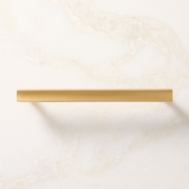 Colton Angled Brushed Brass Handle 6" - Image 0