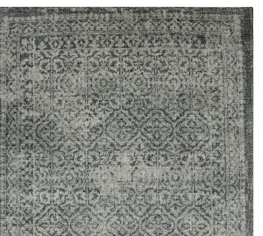 Prehn Printed Handwoven Rug, 8' x 10', Indigo - Image 2