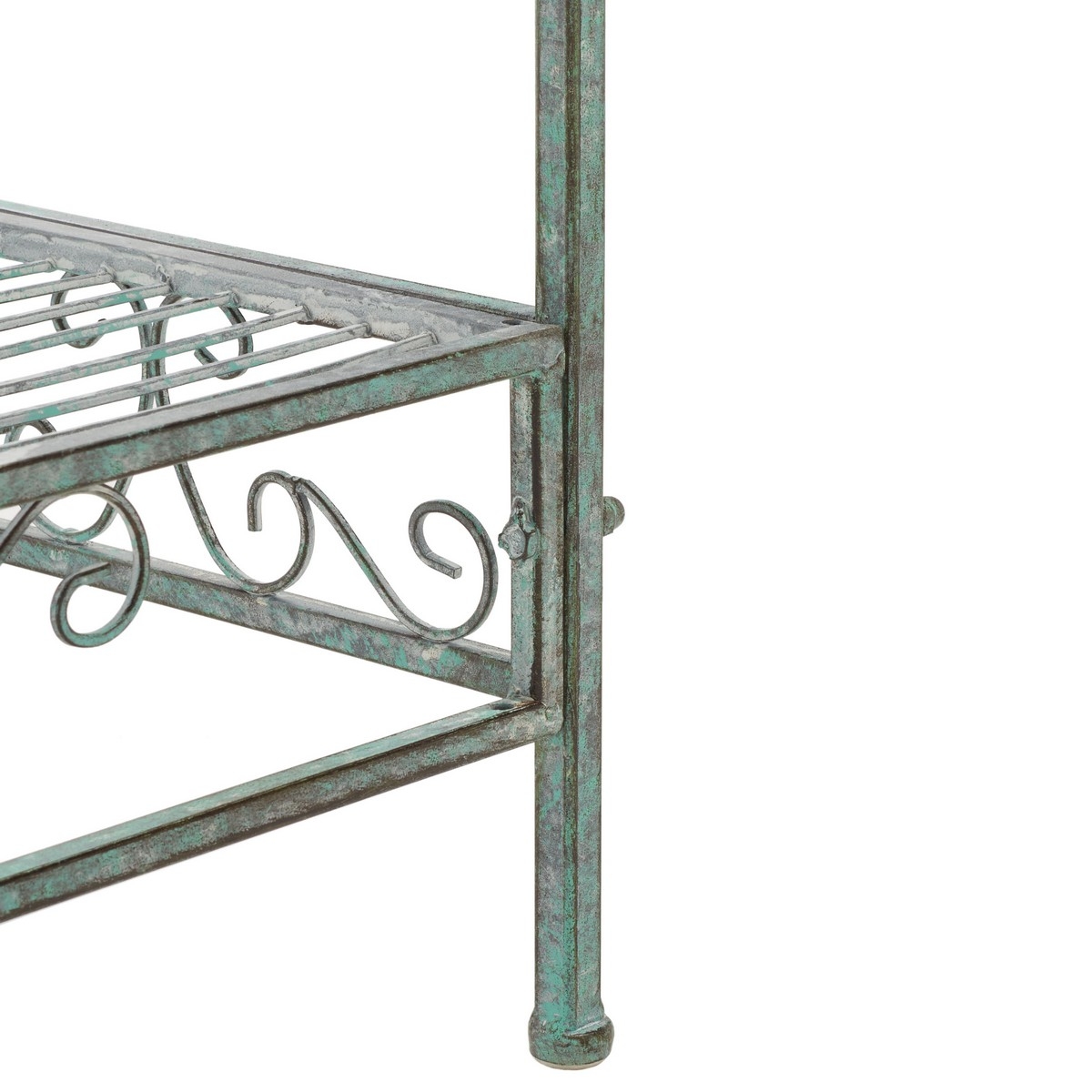 Noreen 3 Tier Shelf - Antique Dark Green - Safavieh - Image 3
