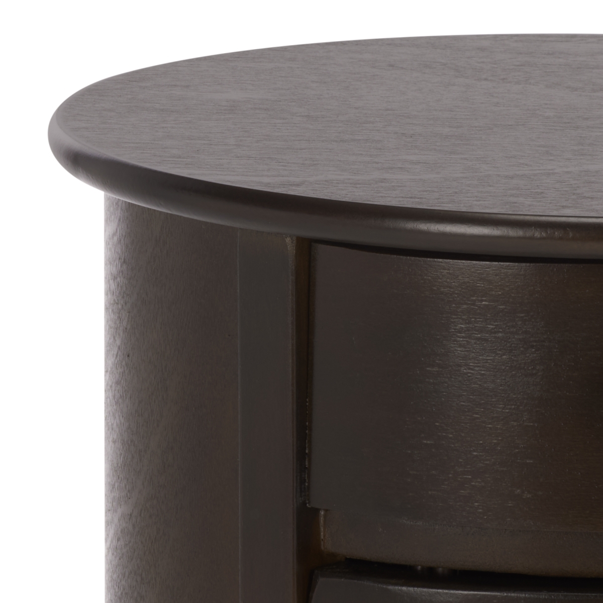Tabitha Swivel Accent Table - Dark Chocolate - Image 2