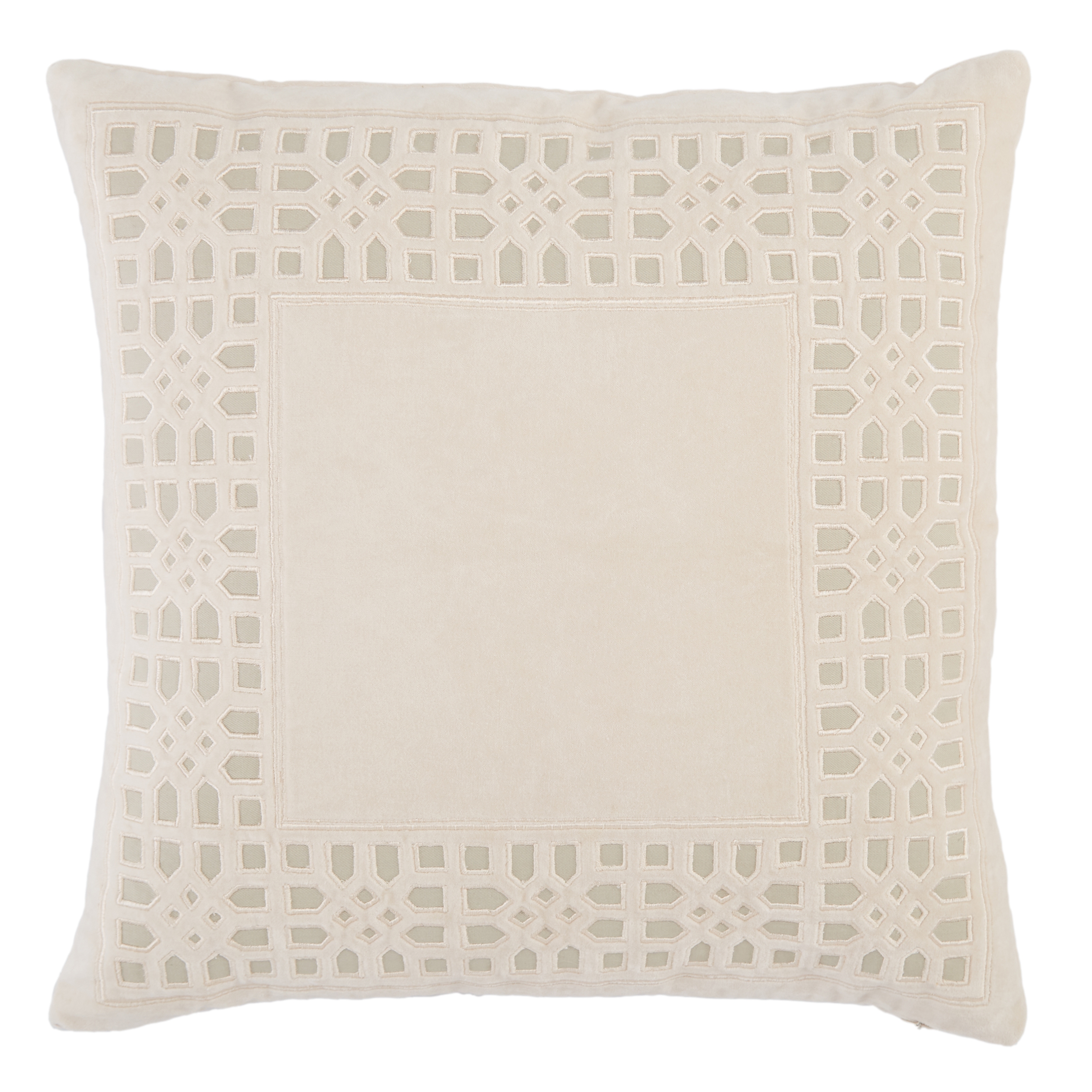 Design (US) Beige 22"X22" Pillow - Image 0