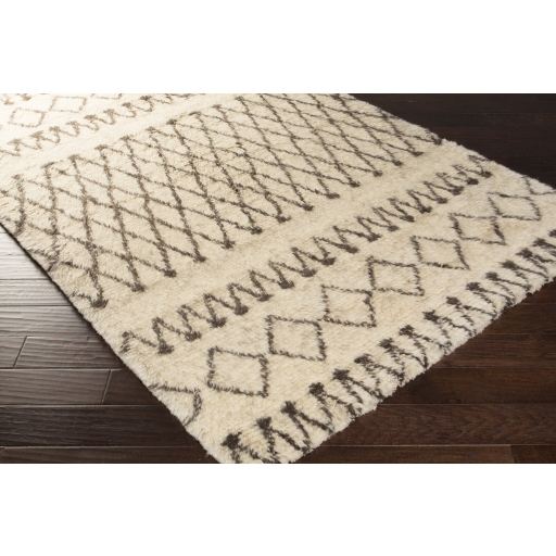 Tasman White Indoor 2' x 3' Handmade Rug - Image 1
