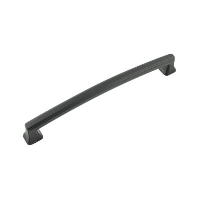Bridges Collection Pull 7-9/16 Inch (192Mm) Center To Center Matte Black Finish - Image 0