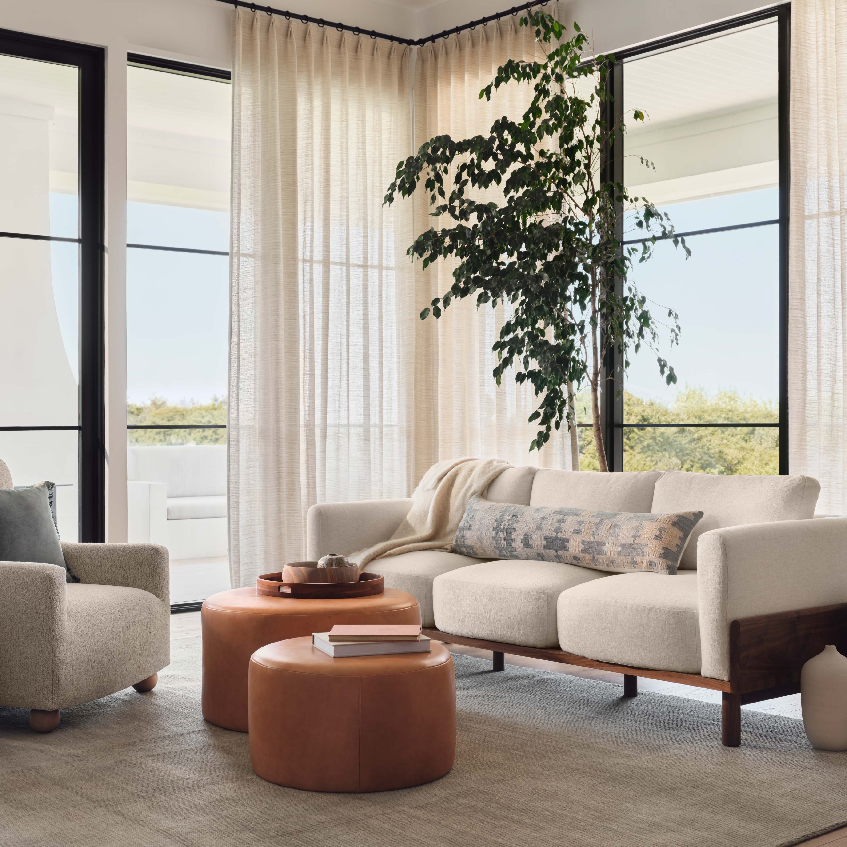 The Citizenry Akara Kilim Lumbar Pillow | 12" x 48" | Blue - Image 3