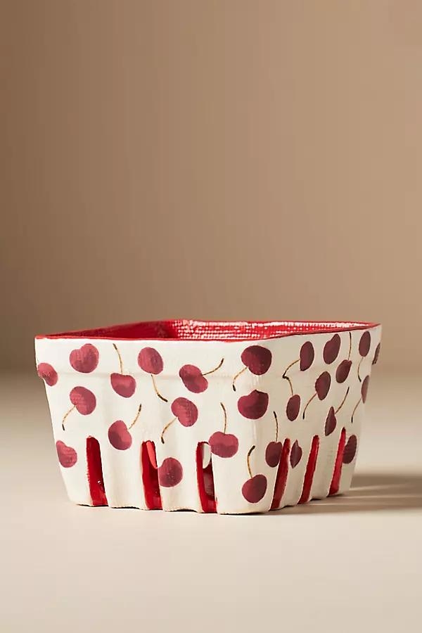 Fruta Stoneware Berry Basket - Image 0