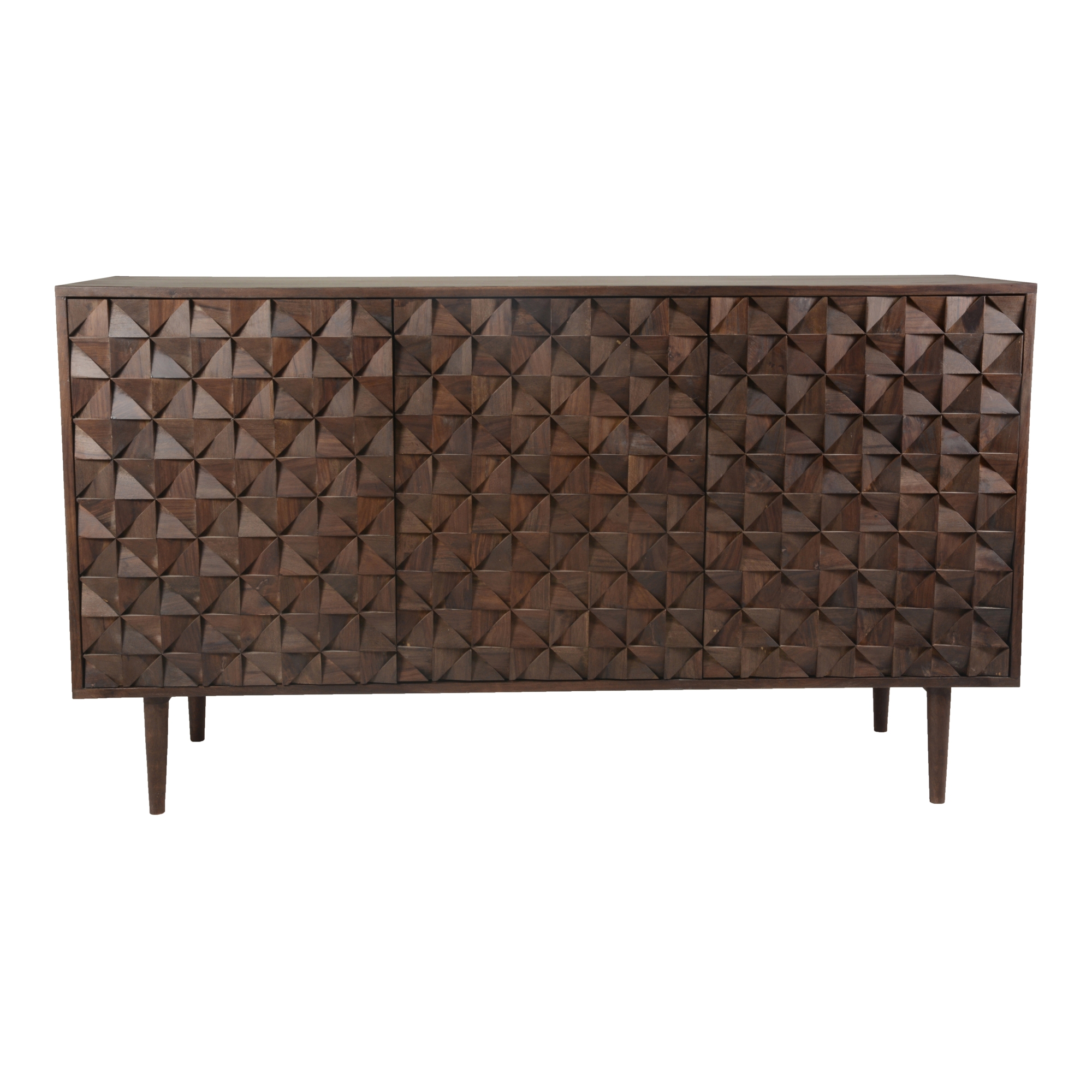 Pablo 3 Door Sideboard Dark Brown - Image 0