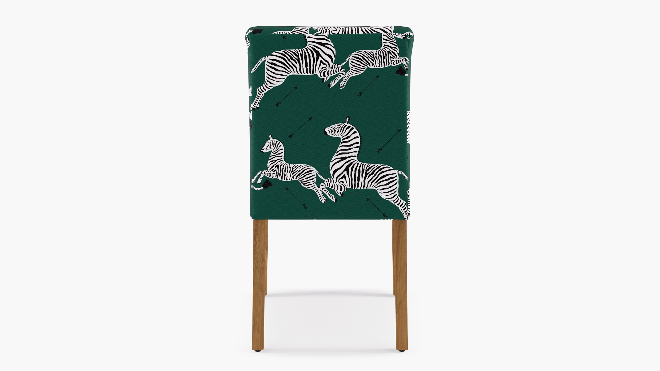 Classic Dining Chair, Emerald Zebra, Natural - Image 3