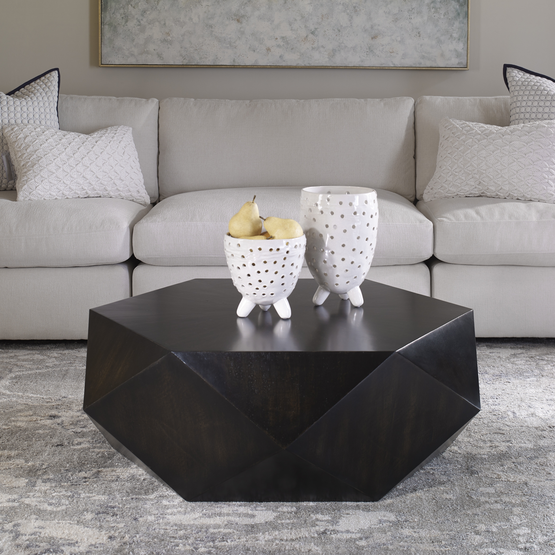 Volker Small Black Coffee Table - Image 3