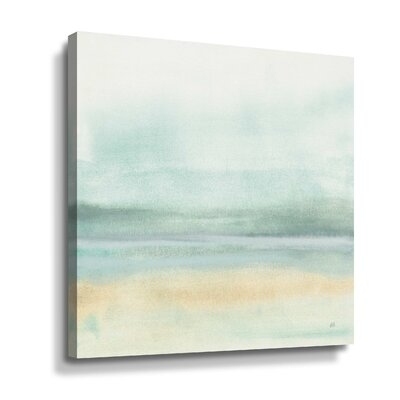 Mint And Sand II Gallery Wrapped Floater-Framed Canvas - Image 0