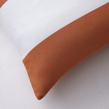 Southwest Creations Pillow, 12x21, Polyester, Orange Stripe - Image 1
