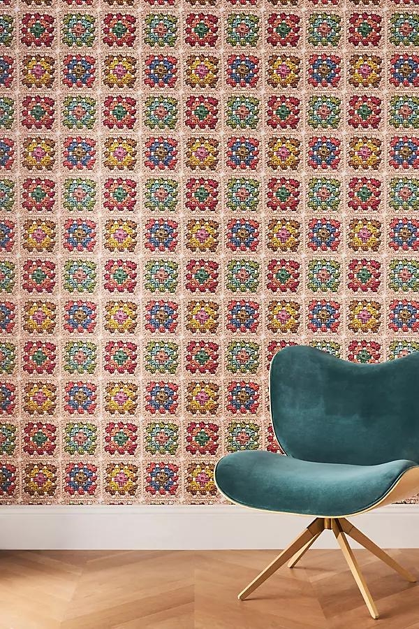 Granny Squares Wallpaper - Image 0
