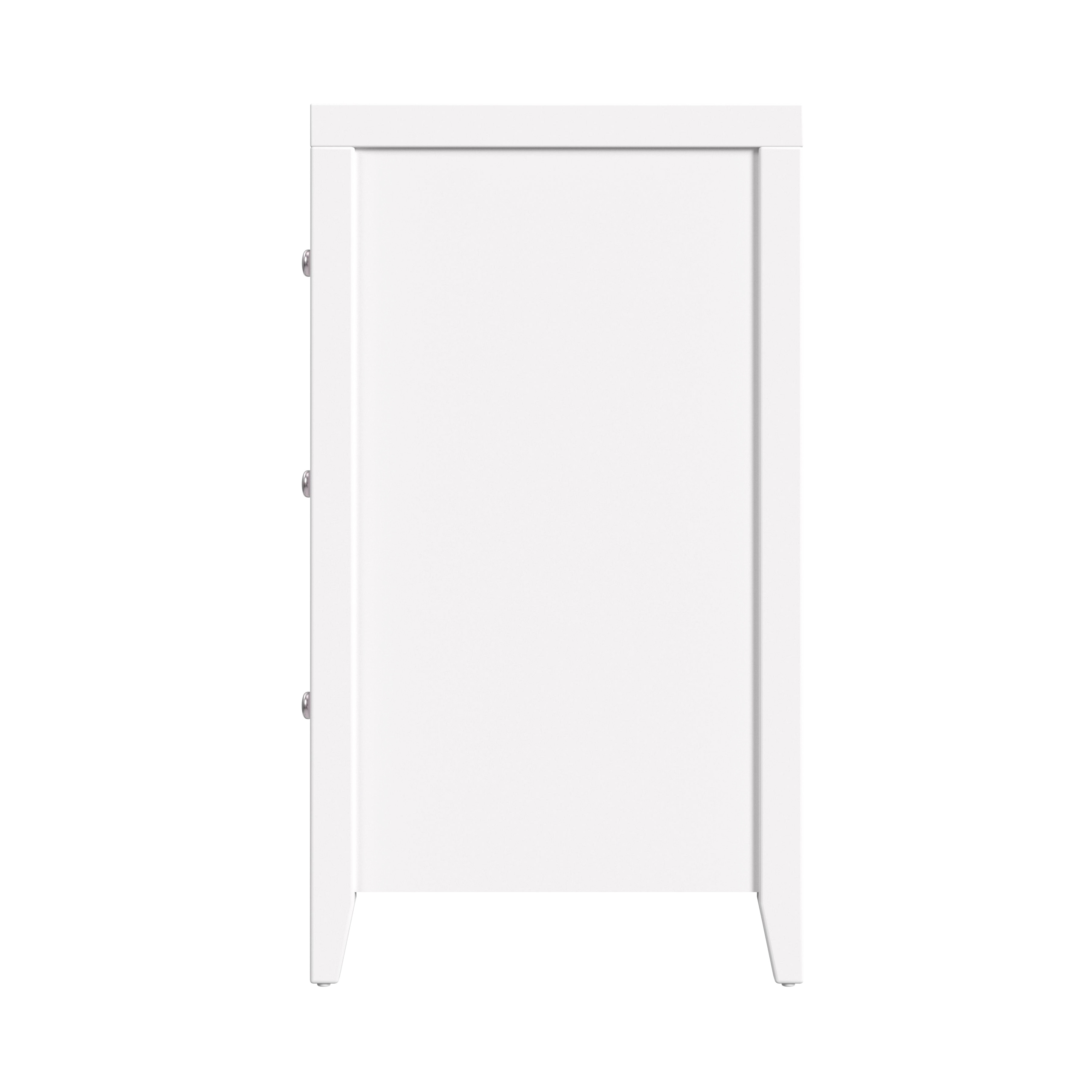 Dana Smooth White Dresser - Image 2