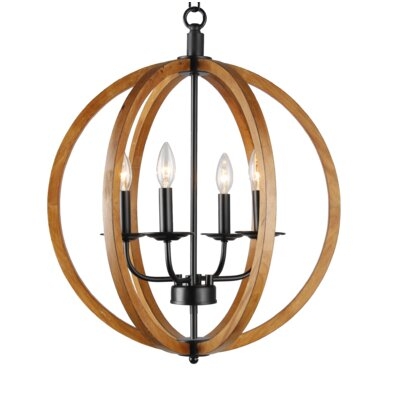 Jimeny 4 - Light Candle Style Globe Chandelier - Image 0