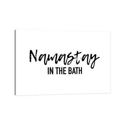Namastay in the Bath - Textual Art Print - Image 0