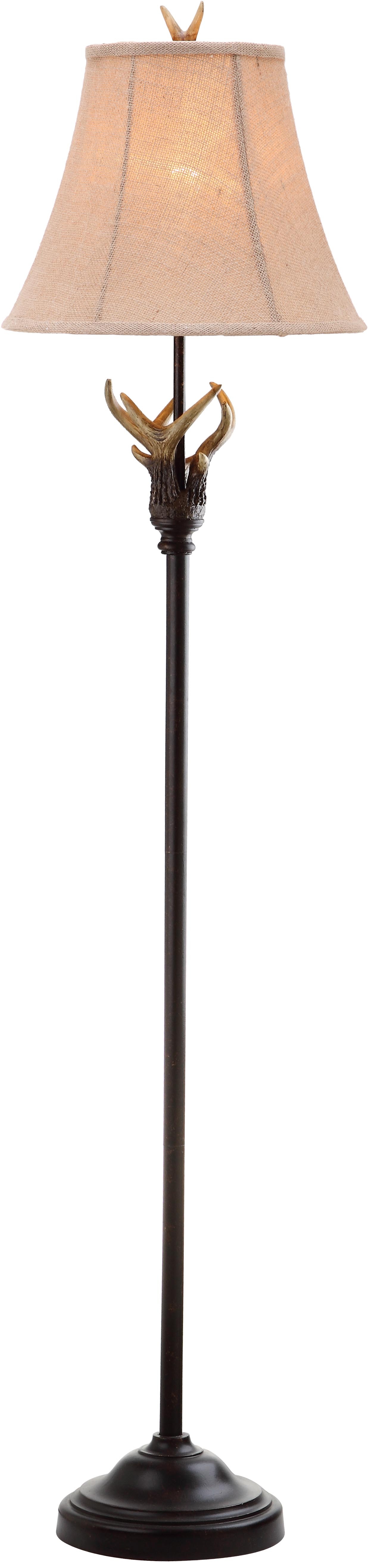 Sundance 62-Inch H Faux Antler Floor Lamp - Brown - Safavieh - Image 0