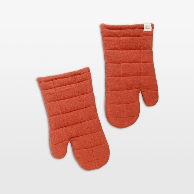 Monaco Sierra Quilted Cotton Oven Mitt, Set of 2 - Image 0