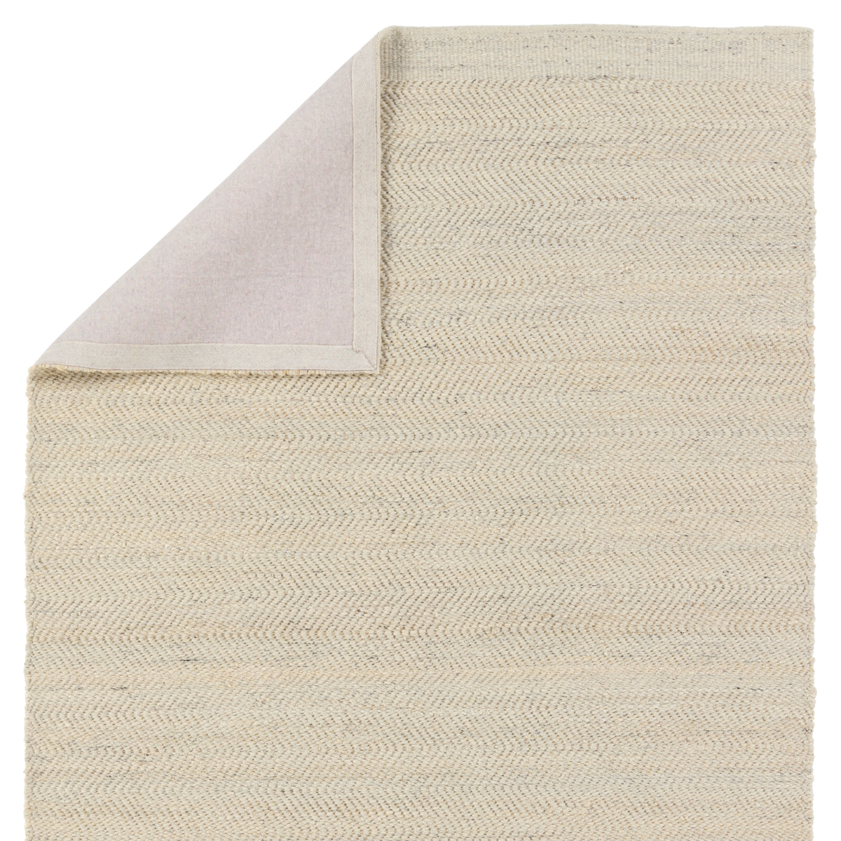 Kate Lester + Esdras Handmade Solid Beige/ Ivory Area Rug (5'X8') - Image 2