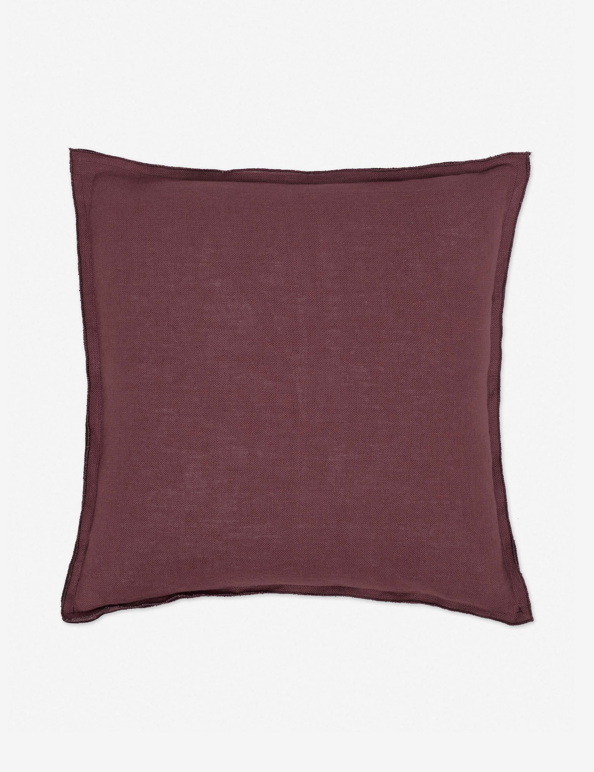Arlo Linen Pillow - Aubergine / 13" x 20" - Image 33