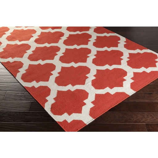 York Red Indoor 2' x 3' Handmade Rug - Image 1
