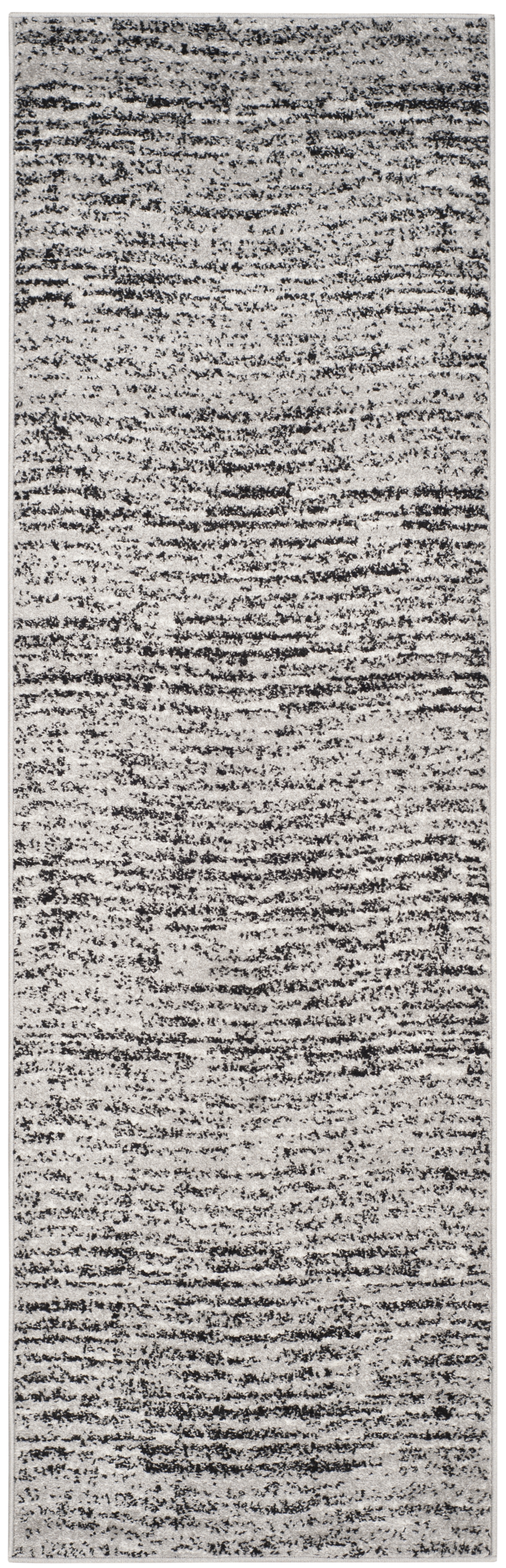 Arlo Home Woven Area Rug, ADR117A, Black/Silver,  2' 6" X 10' - Image 0