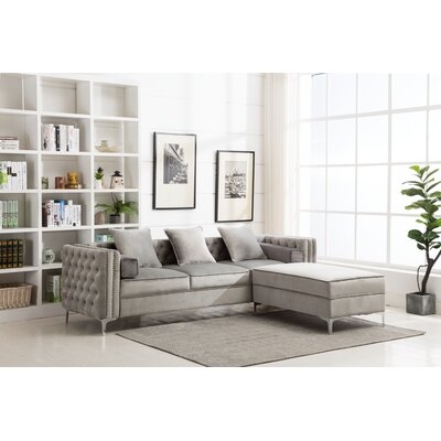 Marcial Reversible Modular Sectional with Ottoman - Image 0