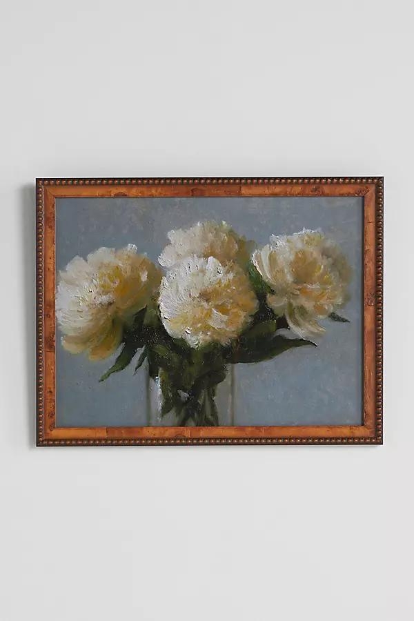 Bouquet of White Peonies Wall Art - Image 0