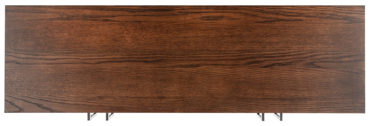 Mallory 4 Door Media Stand - Dark Brown - Image 6