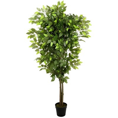 65'' Artificial Ficus Tree in Pot - Image 0