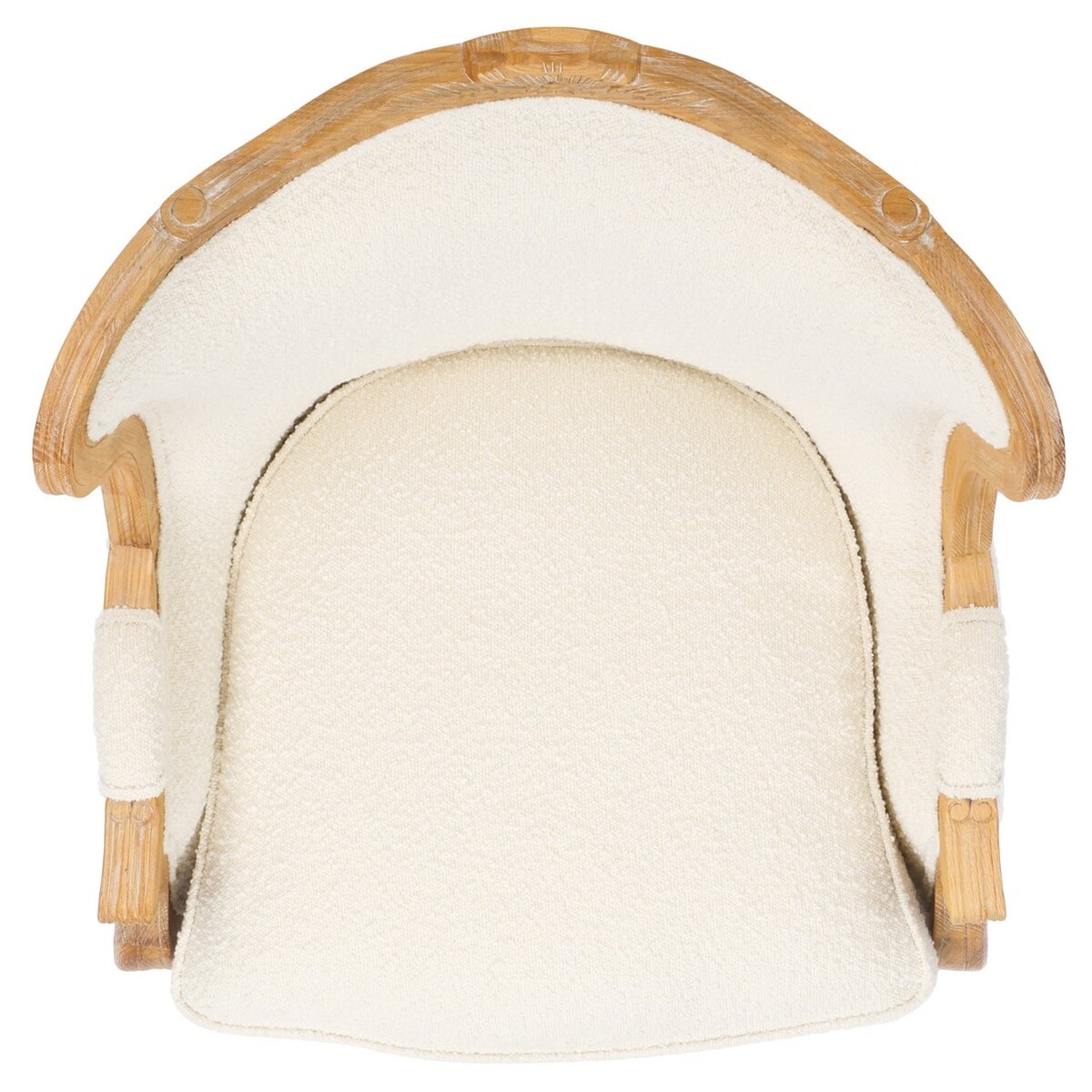 Fallon Wing Chair - Ivory - Safavieh - Image 4