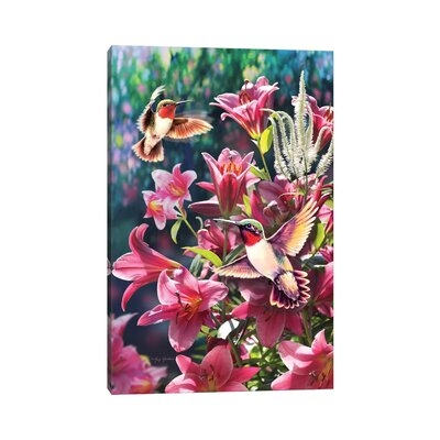Hummingbird & Lilies - Image 0