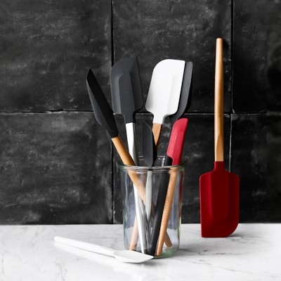 Williams Sonoma Silicone Spatula with Stainless-Steel Handle, Navy - Image 5