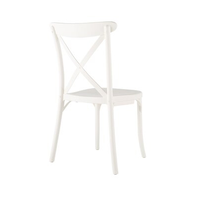 Guthbrand Cross Back Stacking Side Chair (Set of 2) - Image 0