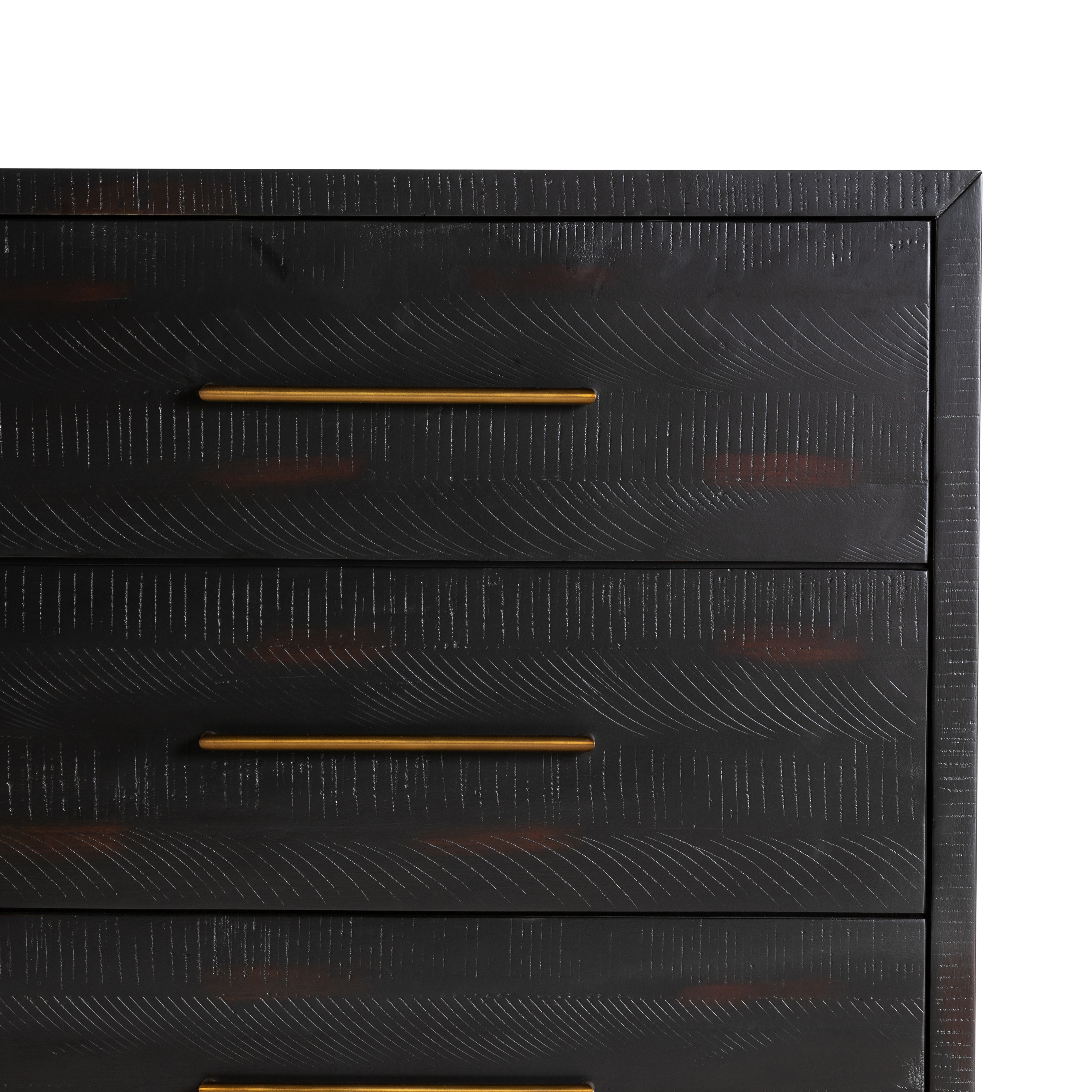 Suki 9 Drawer Dresser-Burnished Black - Image 1