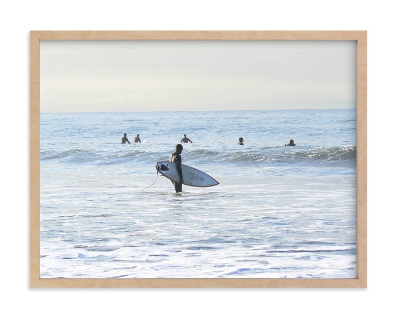 Early Morning Surfer, Venice Beach Art Print - Image 0