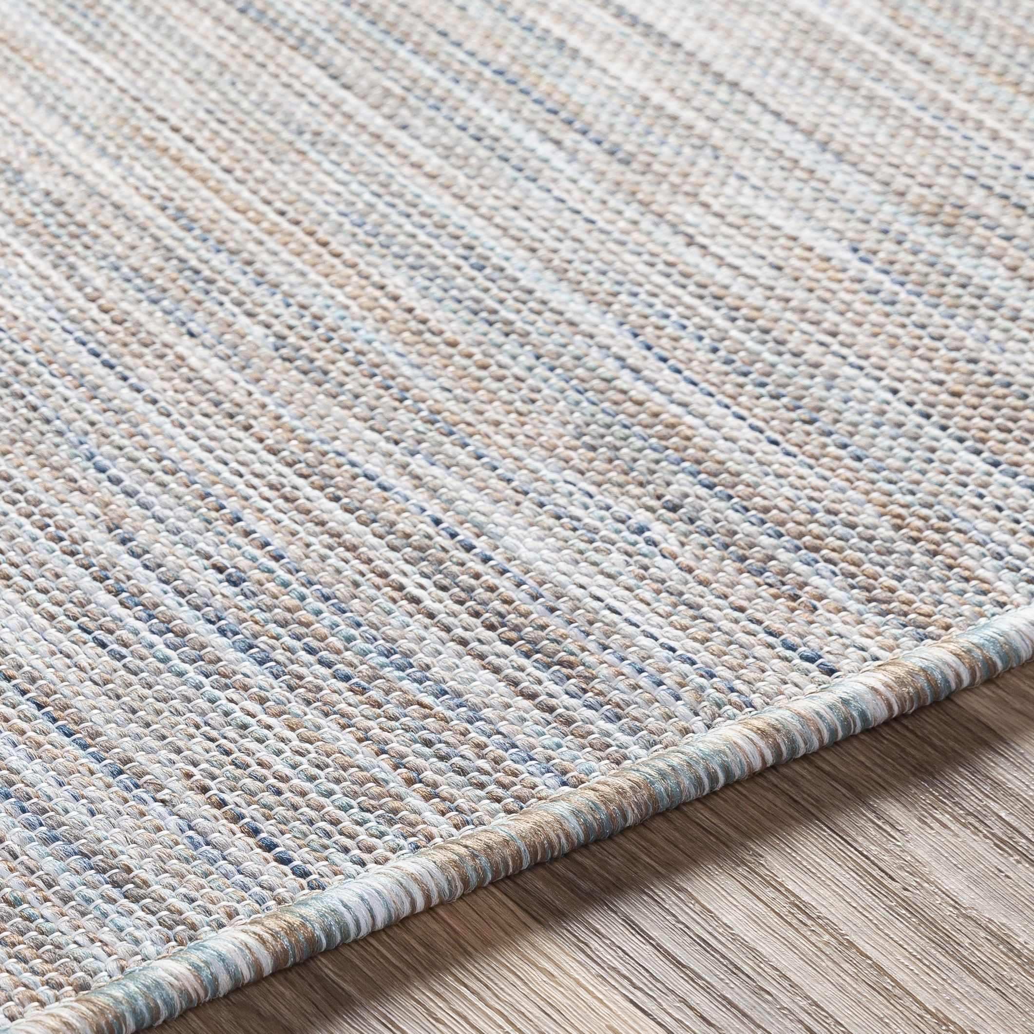 Pasadena Beige Outdoor 5' x 7'3" Machine Woven Rug - Image 3