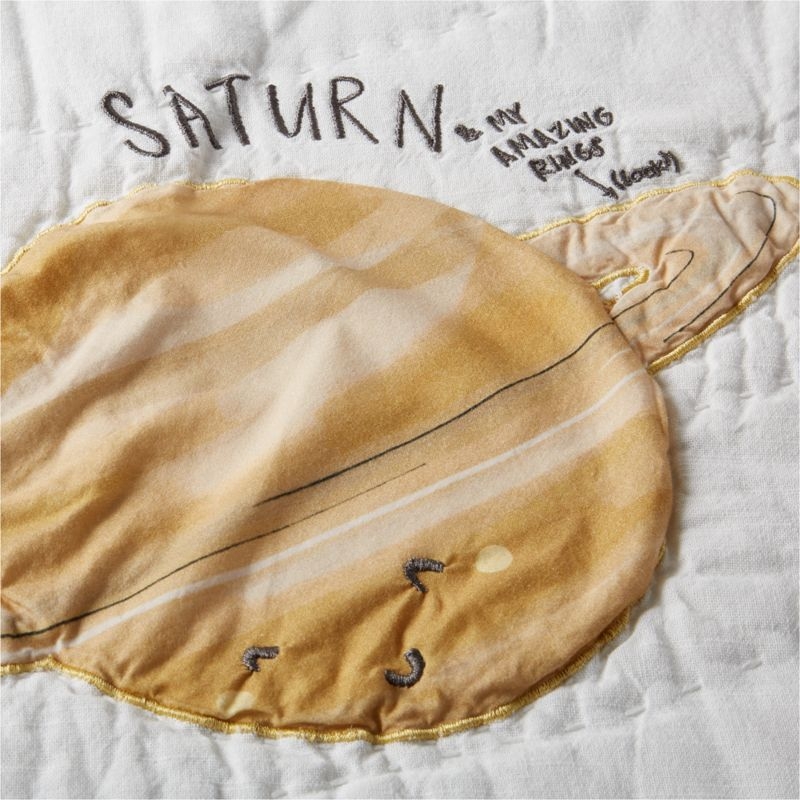 Outer Space Organic Cotton Kids Twin Quilt - Image 4