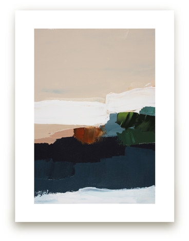 Abstract Beach Bonfire Open Edition Fine Art Print - Image 0