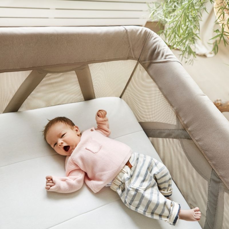 Nuna ® SENA aire ® Caviar Black Playard and Travel Crib - Image 1