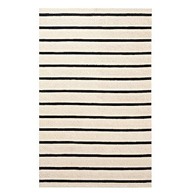 Textured Stripe Rug, 8'x10', Natural - Image 0
