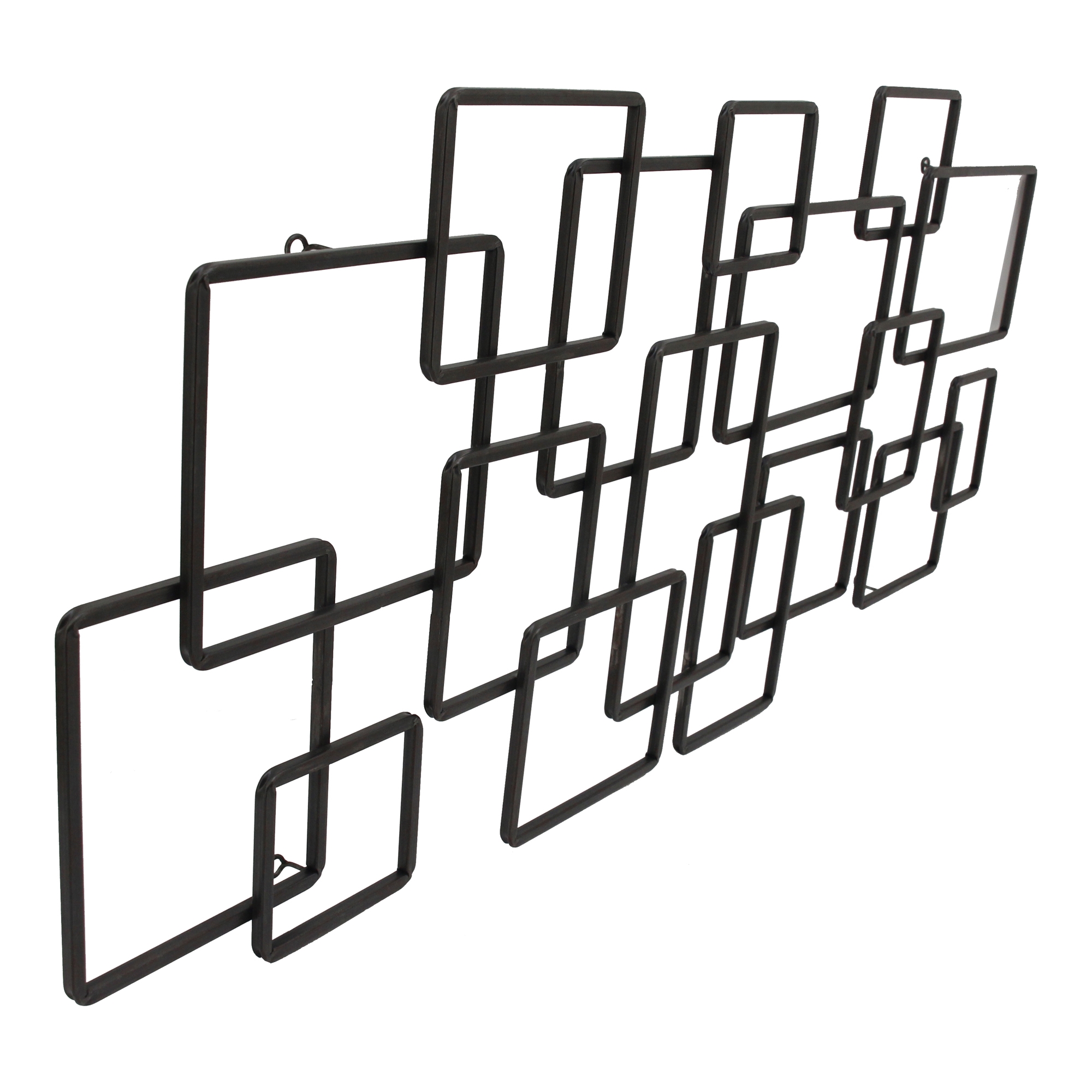 Steel Squares Wall Décor Black - Image 1