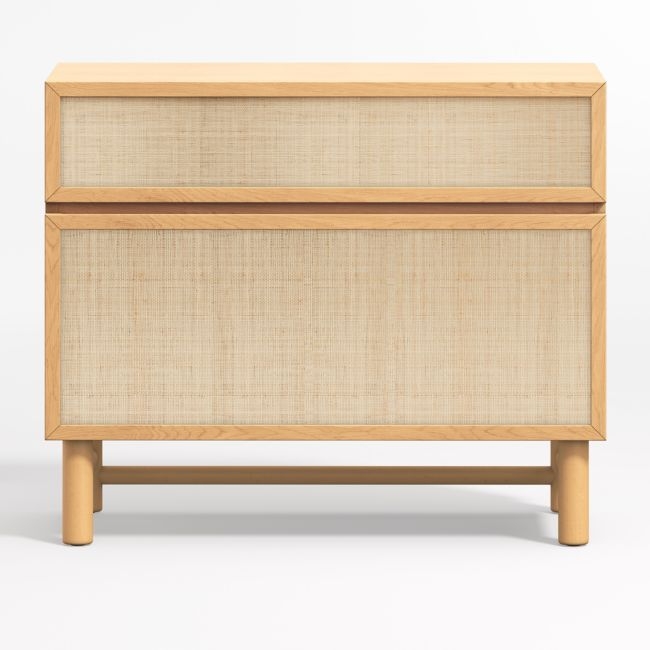 Emmer Large Natural Oak File Cabinet - Image 0