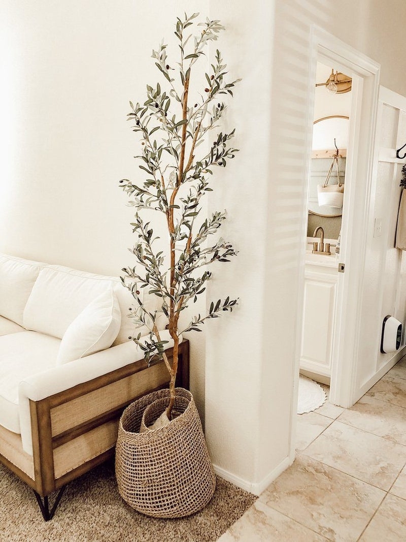 Olive Artificial Tree, 82" - Image 4