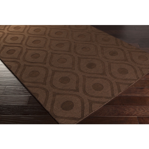 Central Park Brown Indoor 2'3" x 10' Handmade Rug - Image 5