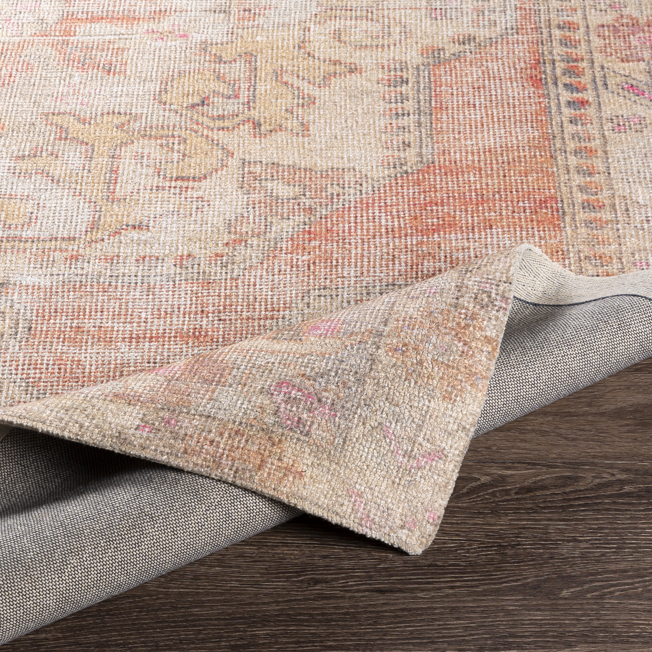 Unique Beige Indoor 8'6" x 11'6" Handmade Rug - Image 4