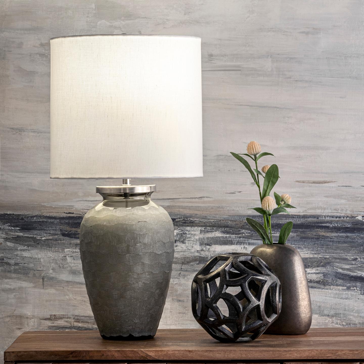 Napa 15" Glass Table Lamp - Image 1