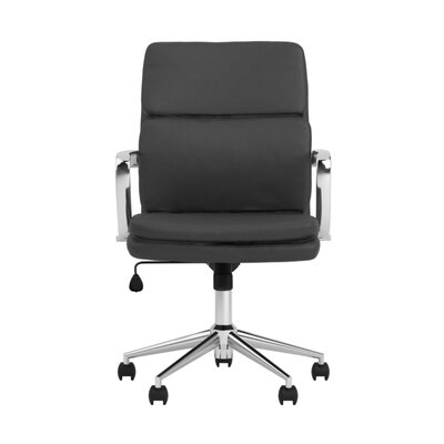 Standard Back Upholstered Office Chair Black By Coaster - Image 0
