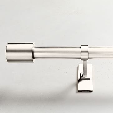 Oversized Metal Rod, Polished Nickel, 48"-88" - Image 0