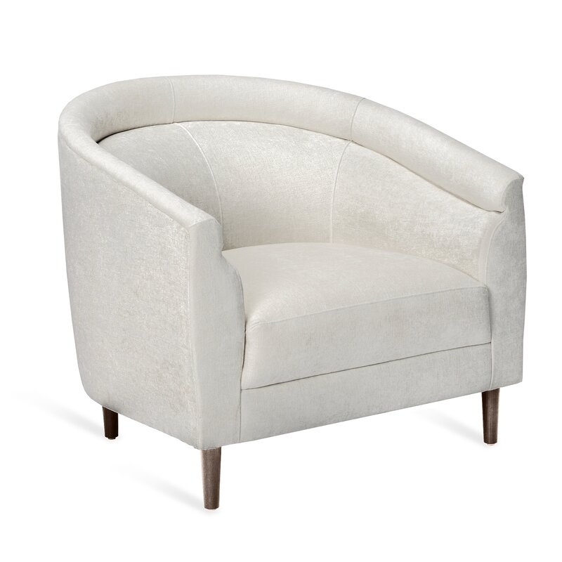 Interlude Capri Lounge Chair Upholstery Color: Pearl - Image 0